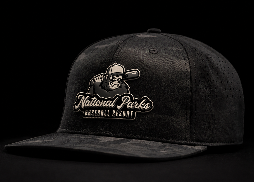 National Parks Baseball "BIG TIMBER" Mascot Hat - Stretch w/ Snap Back