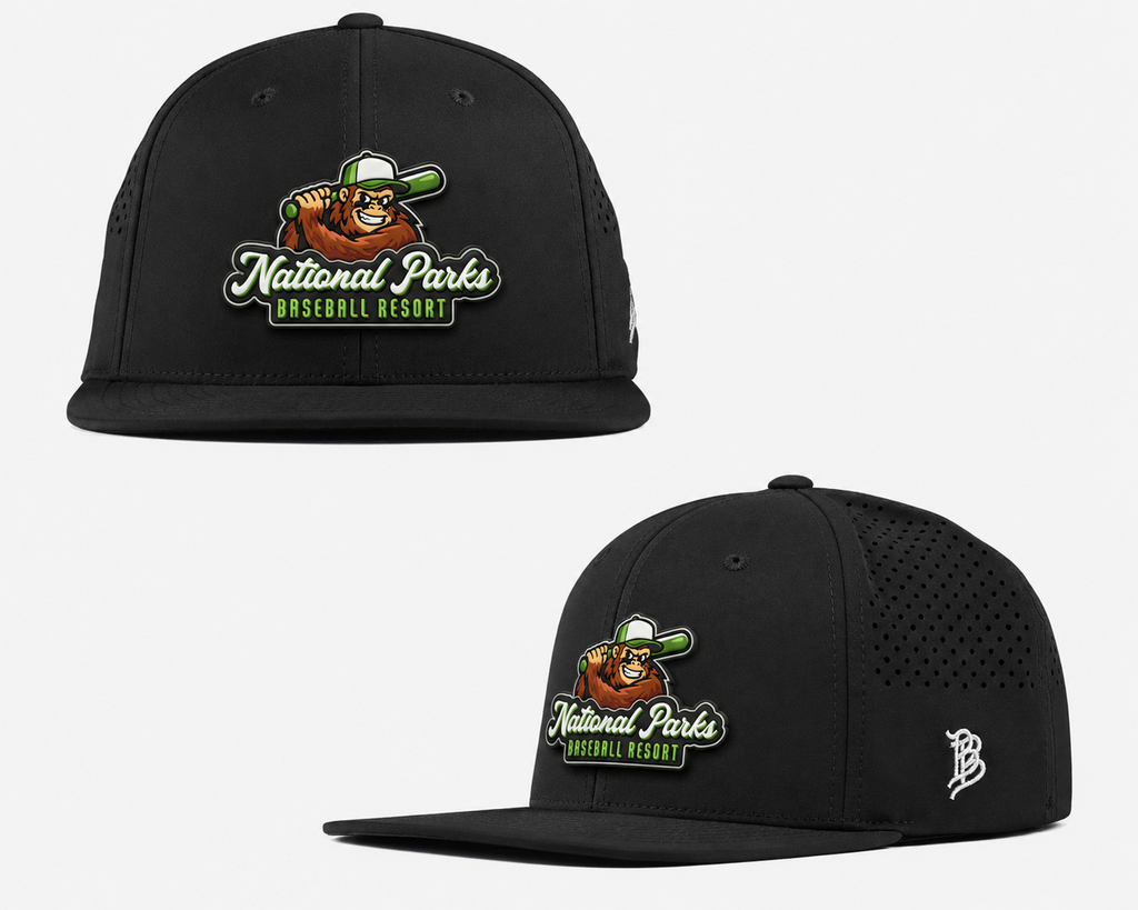 National Parks Baseball "BIG TIMBER" Mascot Hat - Stretch w/ Snap Back